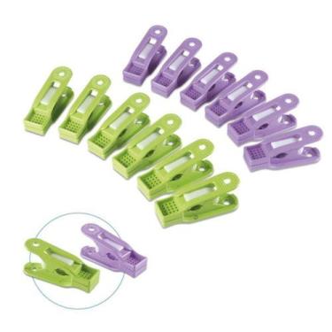 Imagem de Prendedor de Roupas (Pregador d Prende Fácil Ref. 846 Pct/ 12 LigBrin.