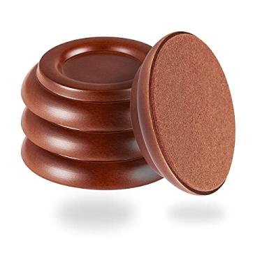 Imagem de Taças de piano, almofadas de piano para pisos de madeira, protetores de piso de roda de piano vertical, protetores de porta-copos de perna de piano.