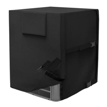 Imagem de AKEfit Capa Para Ar Condicionado Para Área Externa, Ac Defender Resistente À Prova D'Água Com Tecido Oxford Durável, Veranda Ac Protector (Preto, 34"L X 34"L X 30"A)