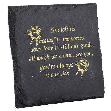 Imagem de rockcloud Pedra de túmulo de animal de estimação em forma quadrada para cachorro ou gato esculpida à mão pedra memorial pedra de jardim presente para lembrança de animais de estimação