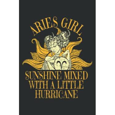 Imagem de Aries Girl Funny Quote Birthday Gift for Her March April Meme: Lined Notebook: 6" x 9", 120 Pages, Lined Journal Notebook Birthday Gift Present.