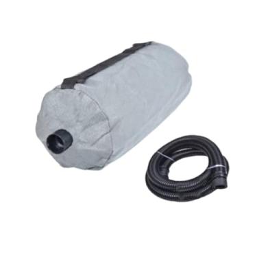 Imagem de Generic Lixadeira drywall saco de de poeira portátil grande capacidade leve acessório parede máquina moagem saco coleção, com Tubo de 2m