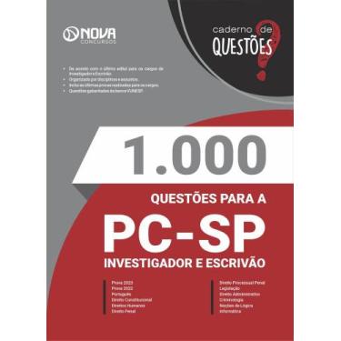 Imagem de Livro 1.000 Questões Gabaritadas PC-SP - Investigador e Escrivão - Nov