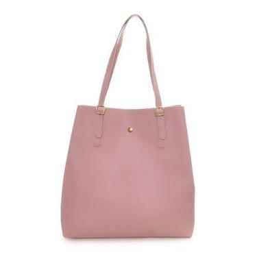 Imagem de Bolsa Sacola Feminina Grande Espaçosa Alça de Ombro Resistente Reforça