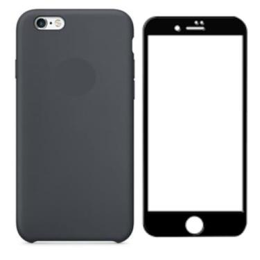 Imagem de Capa Capinha Aveludado Para iPhone Xr + Película De Vidro 3d