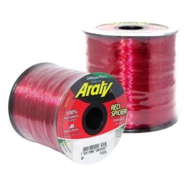 Imagem de Linha Monofilamento Araty Red Spider 100gr Varias Medidas - MAZZAFERRO