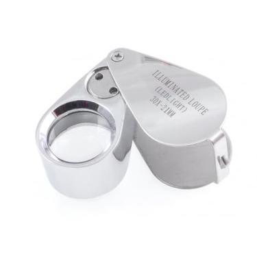 Imagem de Lupa De Joalheiro Lente 21mm Ampliação 30x Luz Led Profissional