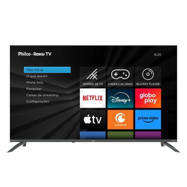 Imagem de Smart TV 49" Philco Led 4K Roku TV Borda Infinita P49ERA Bivolt