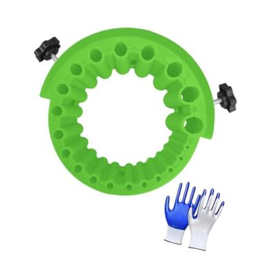 Imagem de IEUDNS Ferramenta de broca de afiar o suporte de moagem de bits multifuncionais ACCS prático para 115/125 Grinders de ângulo, Verde