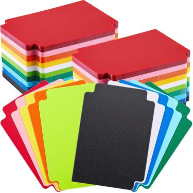 Imagem de Divisórias de cartão Suilung 250 peças multicoloridas 6,9 x 9,7 cm