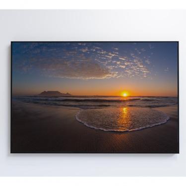 Imagem de Quadro Por Do Sol No Mar 60x40 Cm Vidro Impresso