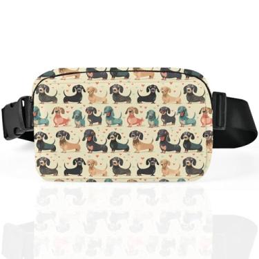 Imagem de Pochete para mulheres, casual, bolsa de cinto, impermeável, bolsa de cintura leve com alças ajustáveis, carteira de presente de viagem para treino, Laranja, Small, Pochete