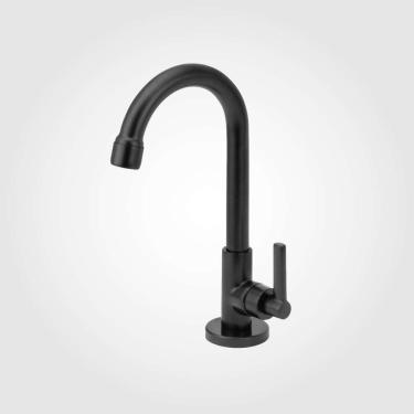 Imagem de Torneira Para Lavatório Mesa Dn15 Mais Preto Fosco Perflex