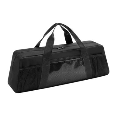 Imagem de WeiLaiKeQi Bolsa de armazenamento para acessórios de churrasqueira, suporte para utensílios de churrasco ao ar livre, à prova d'água, com alça, bolsa de