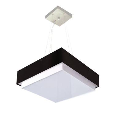 Imagem de Lustre Para Sala de Jantar Vivare Md-4403 Cúpula em Tecido 45x45cm