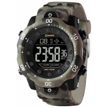 Imagem de Relógio Masculino X-Games Camuflagem Digital Negativo