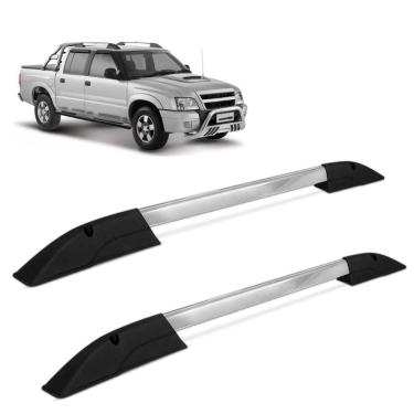 Imagem de Rack Teto Longarina Chevrolet S10 1997 a 2011 Polido Bepo
