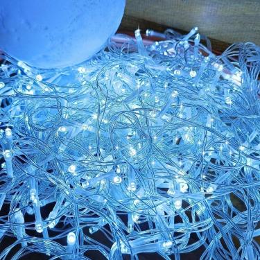 Imagem de Pisca Pisca 100 LEDs Branco Frio 8 Funções 10Mts Decoração