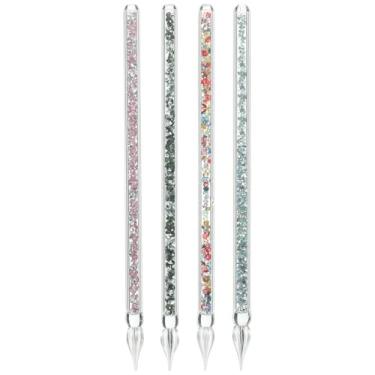 Imagem de Cabilock 4 peças de caneta de imersão de vidro, para lavar, esboçar, esboçar, produto exclusivo, vintage, caneta, assinatura, strass, caneta, para lavar, canetas, canetas-tinteiro de vidro