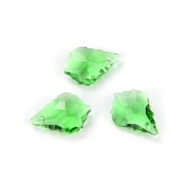 Imagem de 50 peças de pingente de cristal barroco facetado tcheco 22 mm (0,87 polegadas) contas de pedra do mês de agosto peridoto verde gota para fabricação de joias e artesanato CCF-16