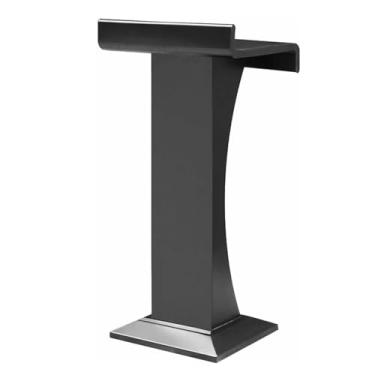 Imagem de Podiums Metal Podium Stand Stand Floor Podiums Podiums Recepção Desk with Edge Stopper Speaking Lectern for Company, Campus, Ceremonies, Eventos Lecterns