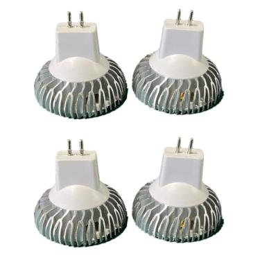 Imagem de dolria GU5.3 Lâmpada LED 7W 3000K luz quente 560 lúmens lâmpada holofote AC110V-240V (pacote com 4)