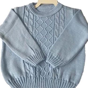 Imagem de Blusa Aran Infantil Masculino - Kowak, P, Azul