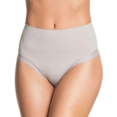 Imagem de Calcinha Fio Dental Modeladora Liz Lingerie - Ref. 70381, G, Sépia