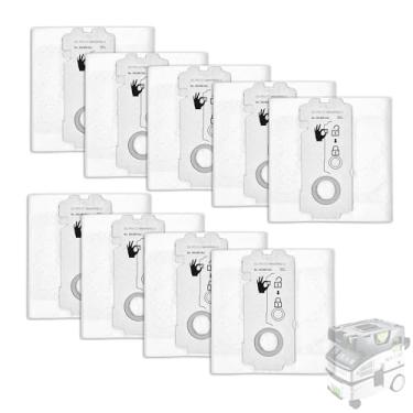 Imagem de Eagles Pacote com 9 sacos de filtro 204308 CT Mini/Midi -2/5 compatíveis com Festool CT MINI, CT MINI I, CT MIDI e CT MIDI I a partir de 2019, CTC MINI/MIDI e CT 15