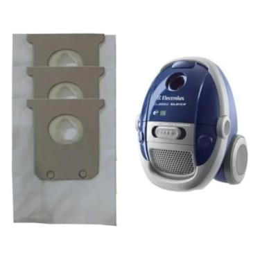 Imagem de SACO FILTRO DESCARTÁVEL PARA ASPIRADOR DE PÓ CLASSIC SILENCER Contém 3 unidades