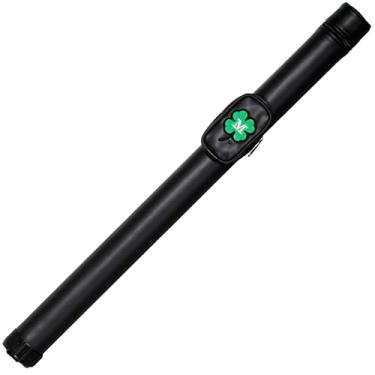 Imagem de McDermott Estojo rígido redondo de vinil para piscina/bilhar 1x1 - preto com trevo