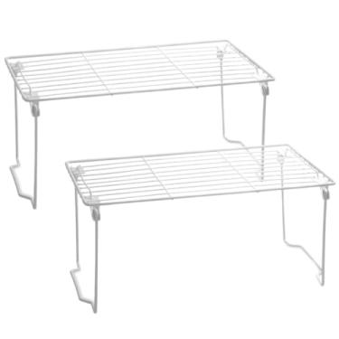 Imagem de Conjunto De Rack De Armazenamento De Bancada De Cozinha, Multifuncional DobráVel Organizador Armario Cozinha(2und)