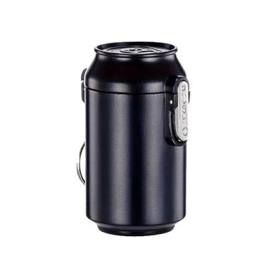 Imagem de 1 cinzeiro portátil em forma de lata, mini cinzeiro portátil criativo para carro, quarto, sala de estar, decoração de sala de casa, presentes para homens, presente de dia dos namorados Ano Novo Páscoa