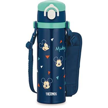 Imagem de Thermos JOI-500DS NVY Caneca infantil com isolamento a vácuo 0,5L Mickey Navy para crianças na escola ou escola
