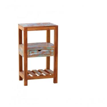 Imagem de Aparador Ilha 50 Cm Madeira Maciça Pátina