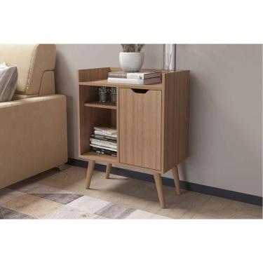 Imagem de Aparador De Sala Jantar Ap2310 1 Porta Amêndoa - Tecno Mobili