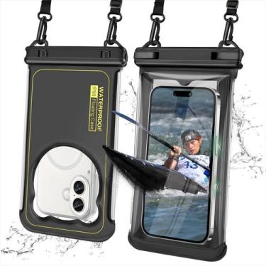 Imagem de Bolsa impermeável para telefone XFEXFE IP68 Floating 8,5", pacote com 