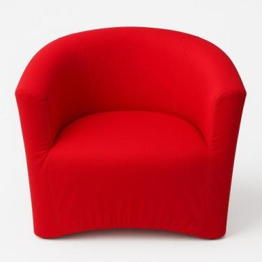 Imagem de Capa Poltrona Ferradura - TATY CAPAS E CONFECÇÕES, Vermelha