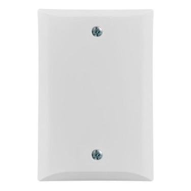 Imagem de Espelho Placa Sem Furo Cego Para Tomada Interruptor Branca - EPM ACESS