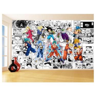 Imagem de Papel De Parede Dragon Ball Goku Vegeta Anime 3,5M Dbz186 - Você Decor