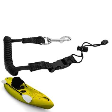 Imagem de Alça de remo | Corda extensível para mastro de caiaque - Acessórios seguros para esportes aquáticos de alta resistência para canoagem no lago rio mar, rafting, passeios de barco