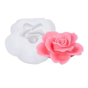Imagem de Moldes de silicone para flores, conjunto de moldes de flores 3D, molde de silicone para fondant de flores para fabricação de sabão, artesanato de resina de fundição epóxi, chocolate artesanal,
