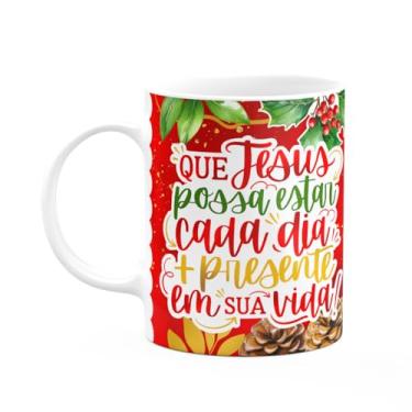 Imagem de JPS INFO, Caneca Natal de Jesus - Mais presente em sua vida - 325ml