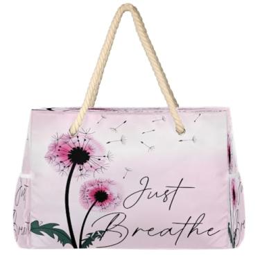 Imagem de hongjinglin Bolsa de praia grande leve dobrável roxa unicórnio linda bolsa de ombro para piscina, Cor 8, Large