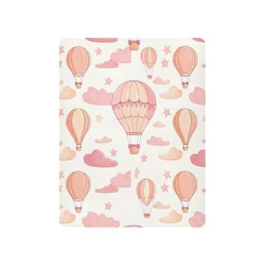 Imagem de KEEPREAL Jogo de lençol com elástico para meninos e meninas, macio, respirável, confortável, balões de ar quente, para berço padrão e colchão infantil #23