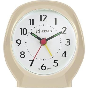 Imagem de Relógio Despertador Herweg Quartz 2634 032 Marfim