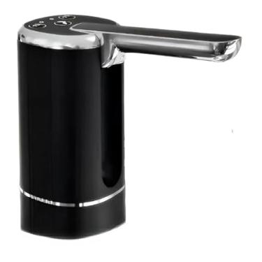 Imagem de Bomba Elétrica Dispenser De Galão Universal Com Carregamento USB Para Galão Garrafão De Água luxo Bebedouro para casa para Casa e Churrasco(Preto/rose)