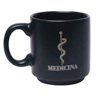 Imagem de Zona Criativa – Caneca Mini Tina Medicina 100ml | Ideal para Café, Chá ou Suquinho – Xícara Pequena, Cerâmica Resistente, Base Empilhável para Organização, Colecionável e Compacta