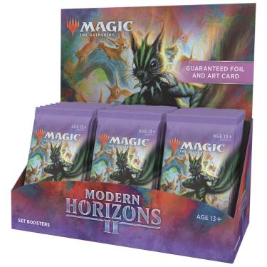 Imagem de Caixa de Boosters do conjunto Magic: The Gathering Modern Horizons 360 Cartas, para Jogadores Maiores de 13 Anos
