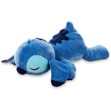 Imagem de Pelúcia Stitch com Garras de Feltro e Orelhas Macias e Flexíveis para Crianças e Adultos, Disney, Azul